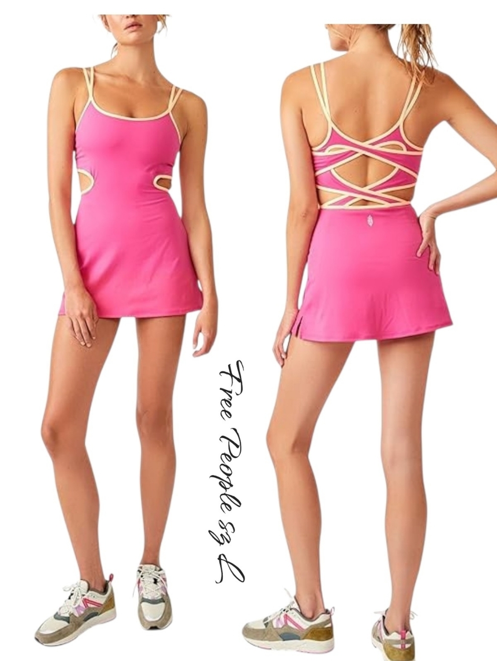NWT FP Movement Tennis Dress Free People sz L